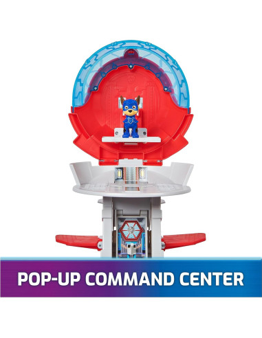 Base Aérea PAW Patrol con Figura de Chase y Vehículo 69x36cm