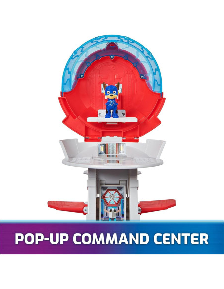 Base Aérea PAW Patrol con Figura de Chase y Vehículo 69x36cm