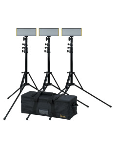 Kit de Luz LED Bi-Color Ikan Onyx 240, Ajustable 3200K-5600K