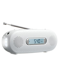 Radio Compacta AM/FM Panasonic RF-TJ10 con Cargador Dinamo y Luz