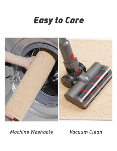 Alfombra de Baño Antideslizante COCOER 40x61cm Beige