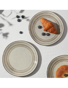 Juego de Platos de Cena Famiware 6 Unidades Cerámica 26 cm 2