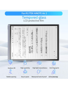 Protector de Pantalla Vidrio Templado iFLYTEK AINOTE Air 2 9H 2