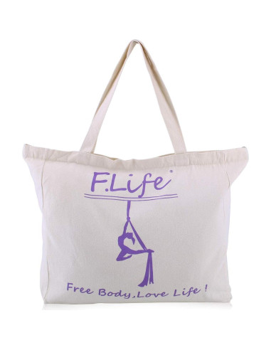 Red Aérea para Yoga Aéreo F.Life 3.6m x 2.8m 100kg Blanco