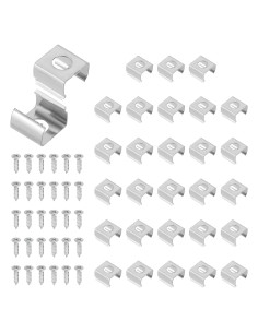 Soportes de Montaje PATIKIL para Luces LED Neón 30 Pcs