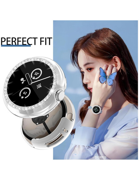 Funda Protectora Wugongyan para Google Pixel Watch 3/2/1 41mm Funda Protectora Wugongyan para Google Pixel Watch 3/2/1 41mm
