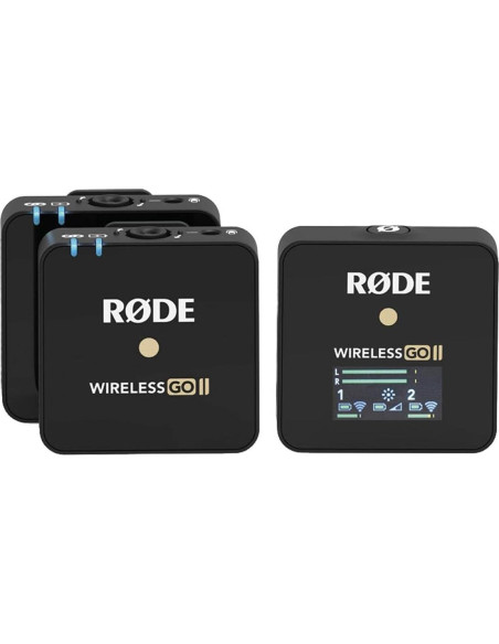 Micrófono Inalámbrico Rode Wireless GO II con 2 Transmisores