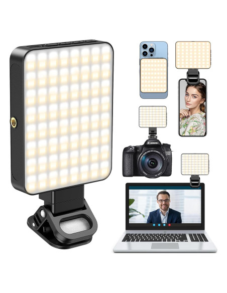 Luz LED Selfie Olipiter 2000mAh Magnética 3 Modos 3000K-6500K