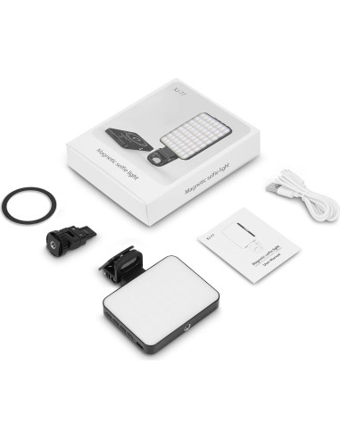 Luz LED Selfie Olipiter 2000mAh Magnética 3 Modos 3000K-6500K