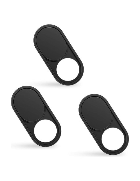 Cubierta Deslizante para Webcam imluckies - 3 Piezas, Metal Ultra Fino