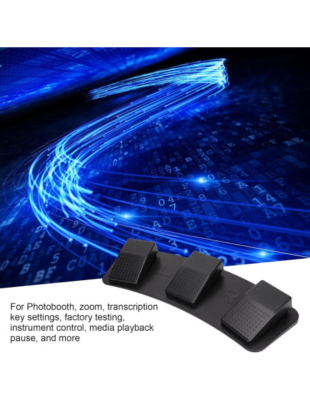 Pedal de Pie USB GOWENIC Triple Multifuncional Ergonómico