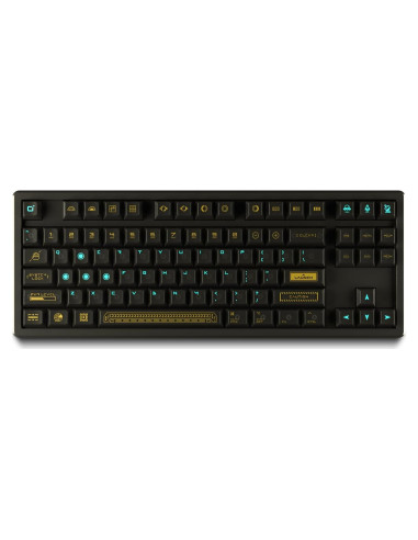 Conjunto de Teclas QKA KEEB RTO 95 Teclas Cherry PC Negro