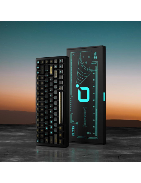 Conjunto de Teclas QKA KEEB RTO 95 Teclas Cherry PC Negro