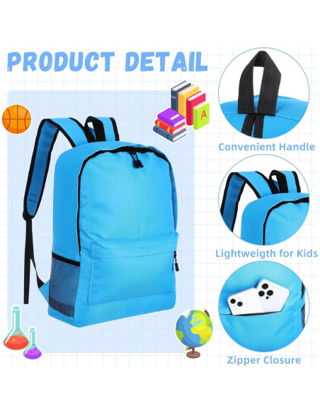 Mochilas escolares Paterr 24 Pack 43 cm colores variados