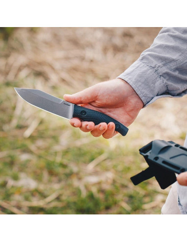 Cuchillo de Campo Kershaw Camp 5, Hoja D2 12.06 cm, Funda