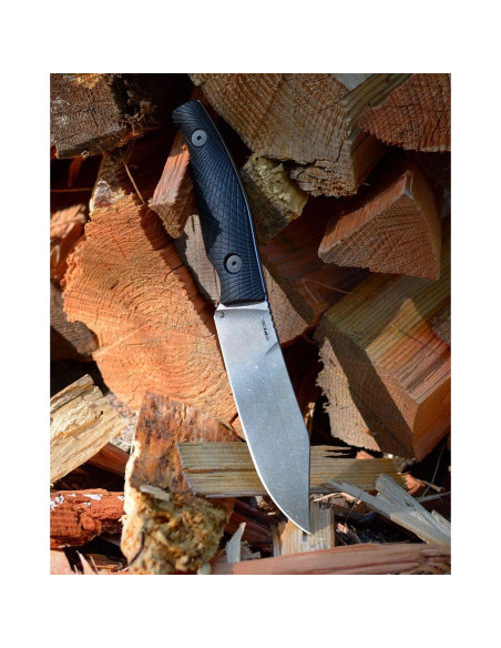 Cuchillo de Campo Kershaw Camp 5, Hoja D2 12.06 cm, Funda