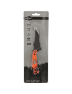Cuchillo Fijo Schrade Old Timer SharpFinger 17.78 cm Camo Naranja 2