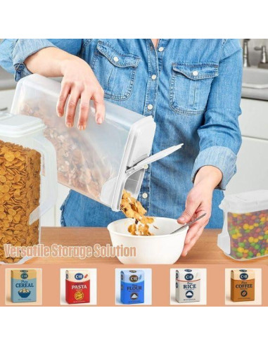 Dispensador de Alimentos Buddeez Cereal Buddy - Juego de 3, 7.57 L