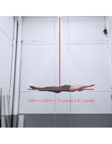 Hamaca Aérea F.Life Roja 3.6m x 2.8m para Yoga y Circo