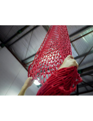 Hamaca Aérea F.Life Roja 3.6m x 2.8m para Yoga y Circo