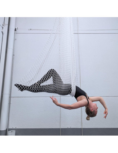 Hamaca Aérea F.Life Roja 3.6m x 2.8m para Yoga y Circo