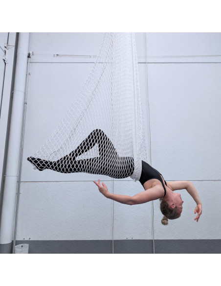 Hamaca Aérea F.Life Roja 3.6m x 2.8m para Yoga y Circo