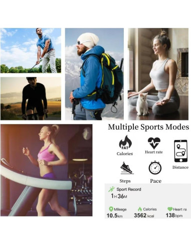 Anillo de Salud Inteligente POP IT S SR300 Negro 9, Monitoreo Fitness