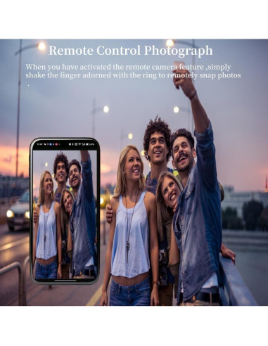 Anillo de Salud Inteligente POP IT S SR300 Negro 9, Monitoreo Fitness