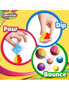 Kit de Pelotas Rebotadoras Creative Kids - 12 Paquetes DIY 2