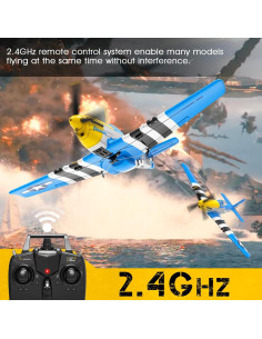 Avión RC GoolRC 4CH con Giroscopio y 3 Baterías 2