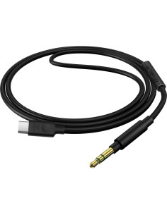 Cable USB-C a Audio con Micrófono GEEKRIA 1.2m para Beats 2