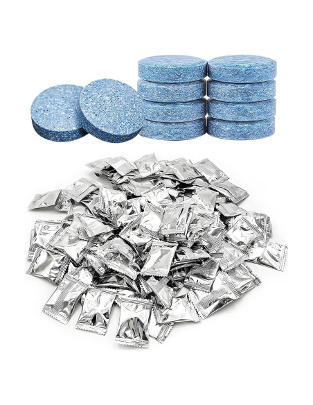 100 Tabletas Limpiaparabrisas MUQIDA - Efectivas y Prácticas