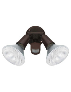 Luz de Seguridad LED Xtricity Doble Cabeza con Sensor 18.5W