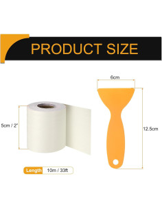 Cinta de Reparación de Grano de Madera HARFINGTON 5 cm x 10 m Beige 2