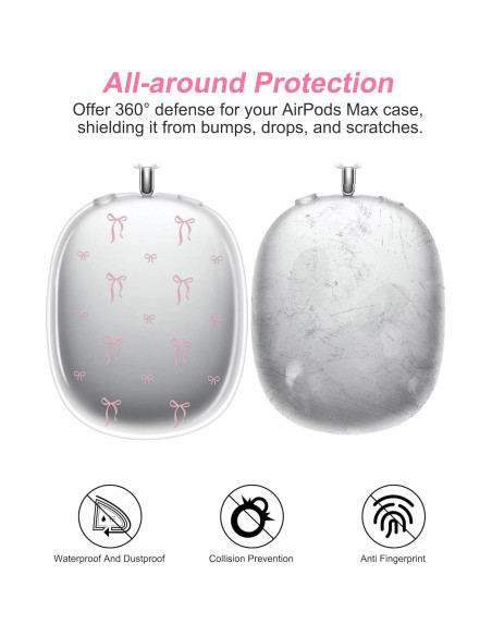 Funda Protectora TPU Rosa para Auriculares AirPods Max