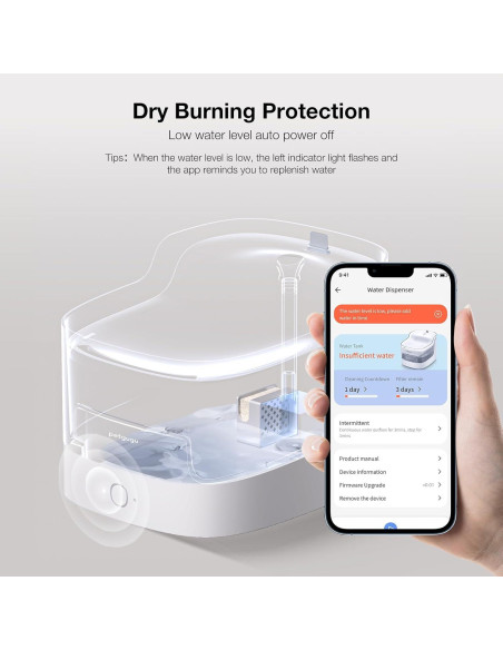 Dispensador Automático de Agua para Gatos 2L PETGUGU PF1L Dispensador Automático de Agua para Gatos 2L PETGUGU PF1L