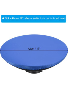 Funda de Lámpara Difusora Suave PATIKIL 42cm Azul 2