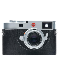 Funda de cuero genuino para cámara Leica M11 + correa mano
