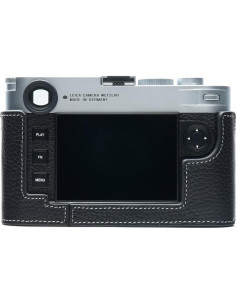 Funda de cuero genuino para cámara Leica M11 + correa mano 2
