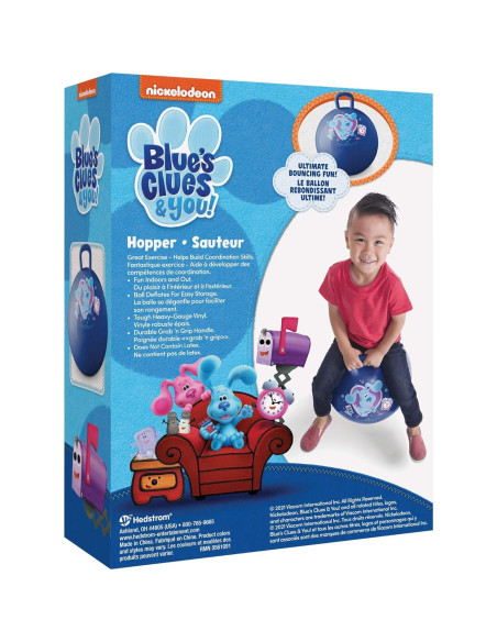 Pelota Saltarina Hedstrom 38 cm Blues Clues para Niños Pelota Saltarina Hedstrom 38 cm Blues Clues para Niños