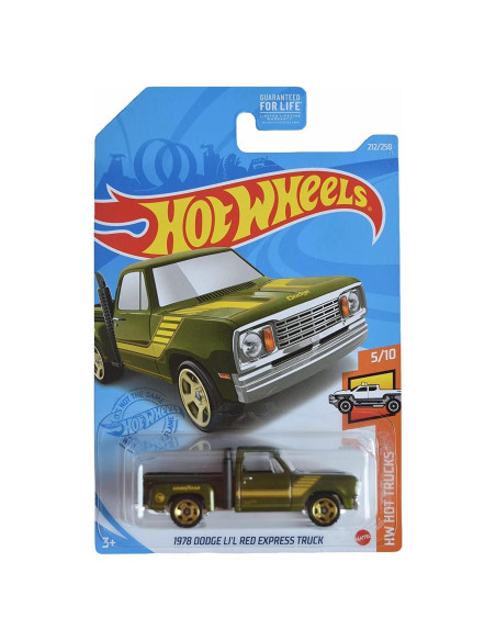 Hot Wheels 1978 Dodge Li'l Red Express Truck Verde 1:64