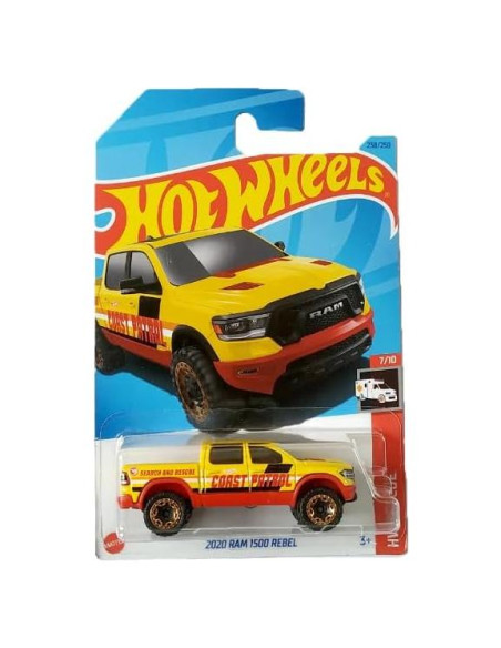 Hot Wheels 2020 RAM 1500 Rebel HW Rescue 7/10 Caza del Tesoro