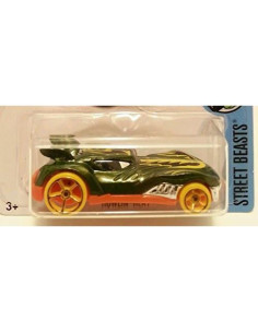 Hot Wheels Caza del Tesoro Howlin' Heat 203/250 Verde Metálico 2
