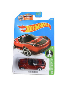 Coche de Juguete Hot Wheels Tesla Roadster Escala 1:64