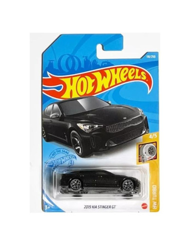 Hot Wheels Kia Stinger GT 2019 Coche Fundición 1:64 Negro