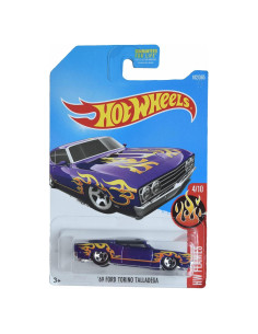 Hot Wheels Ford Torino Talladega 1:64 Metal Púrpura