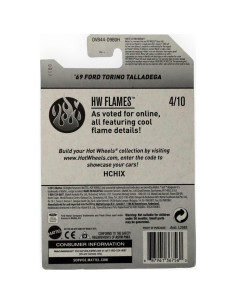 Hot Wheels Ford Torino Talladega 1:64 Metal Púrpura 2