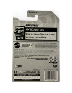 Auto de Juguete Hot Wheels Max Steel 1:64 Blanco/Rojo 2