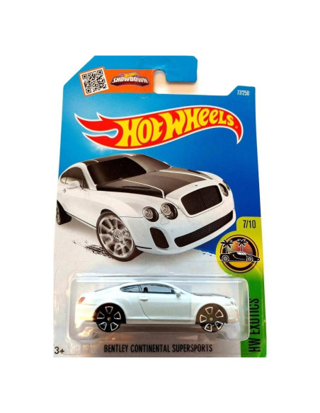 Coche de Fundición Hot Wheels Bentley Continental 2016 1:64