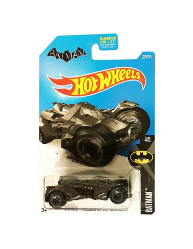 Hot Wheels Batmobile 2016 Batman Arkham Knight 1:64 Gris